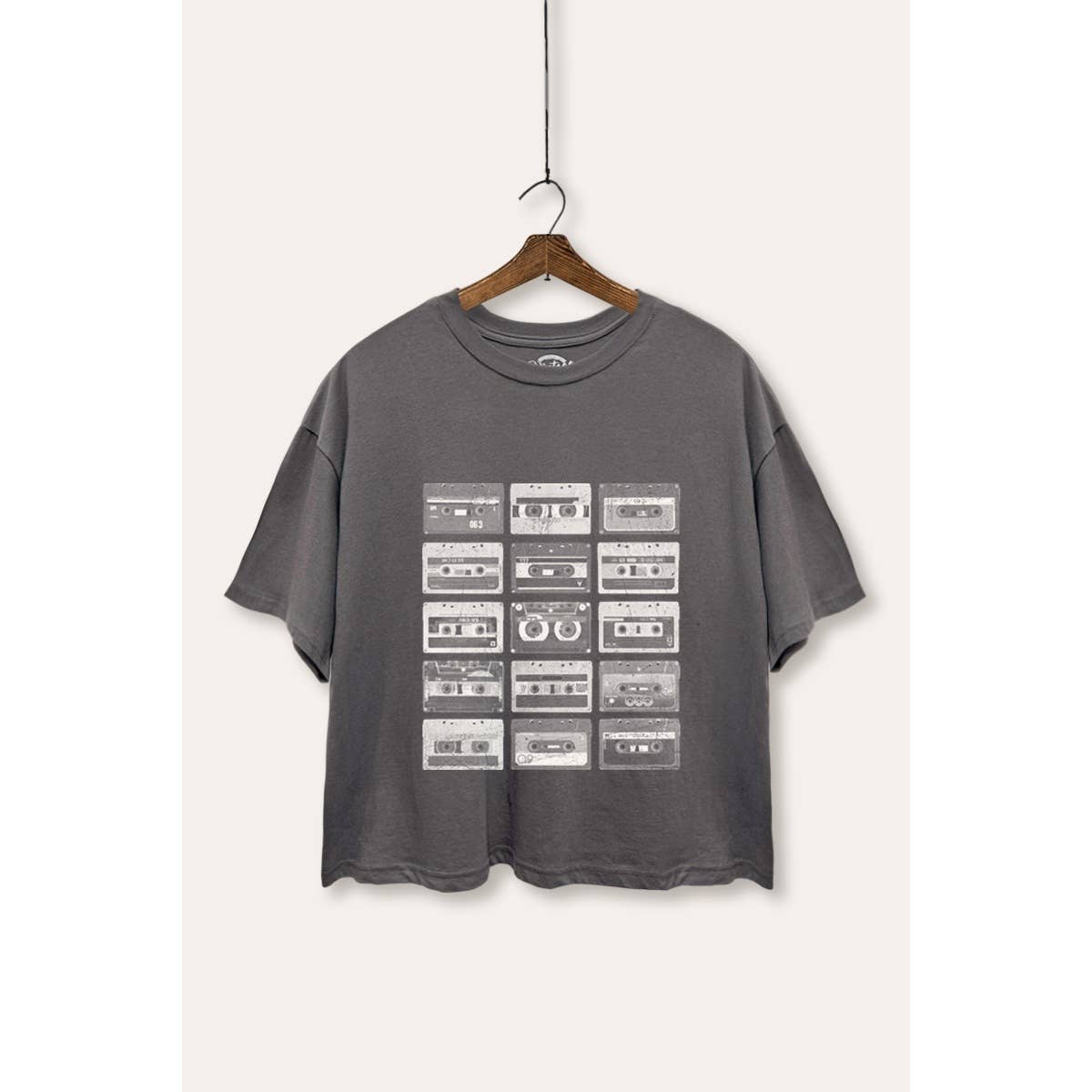 Rewind & Unwind Graphic Boxy Crop Tee
