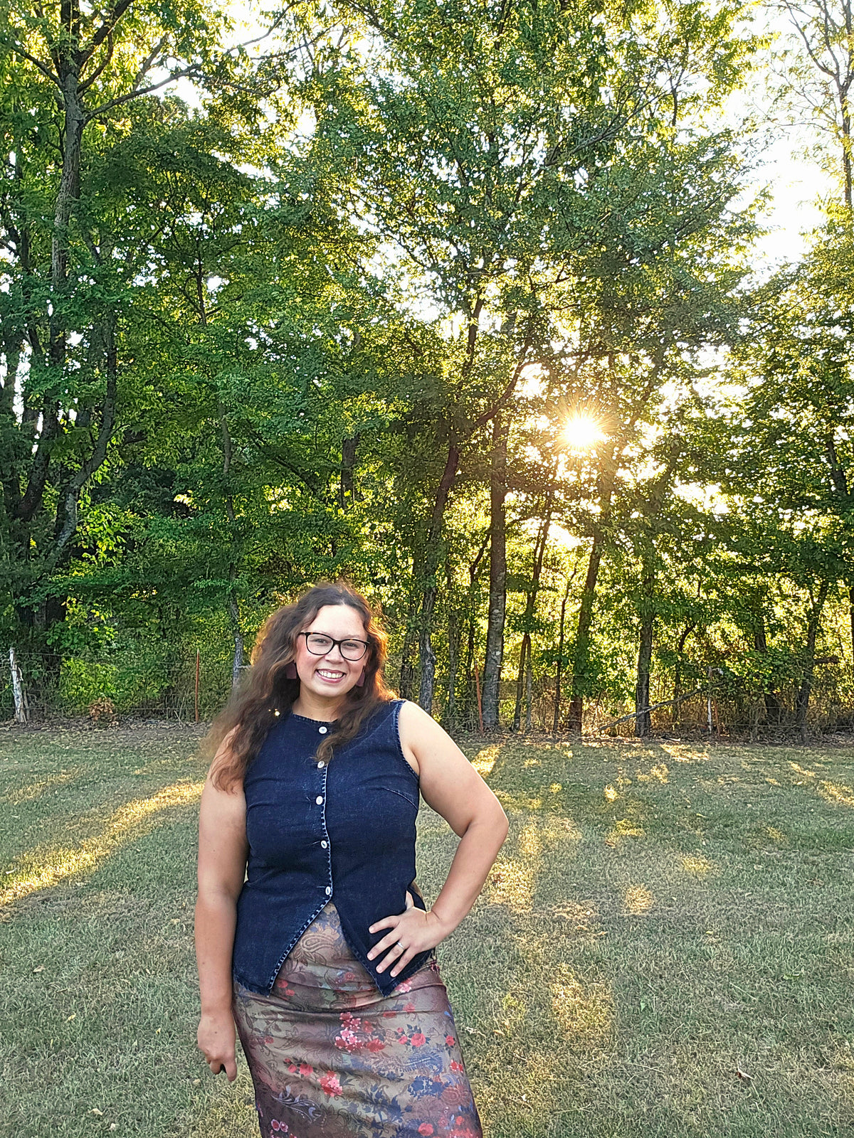 Southern Muse Denim Vest