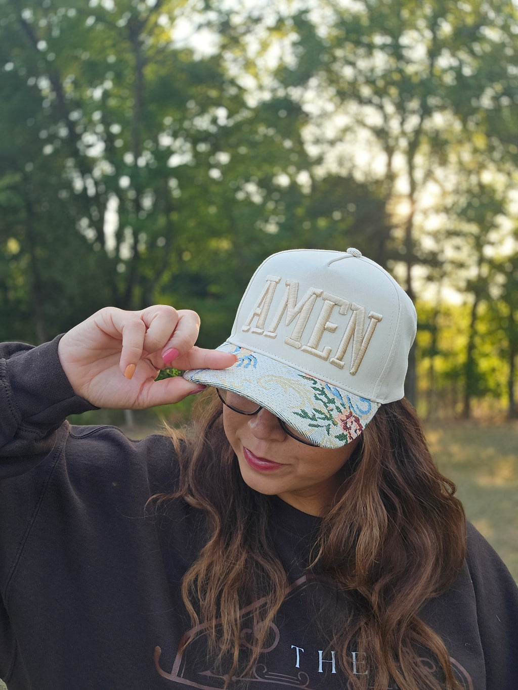Blessed & Beautiful Puff Hat