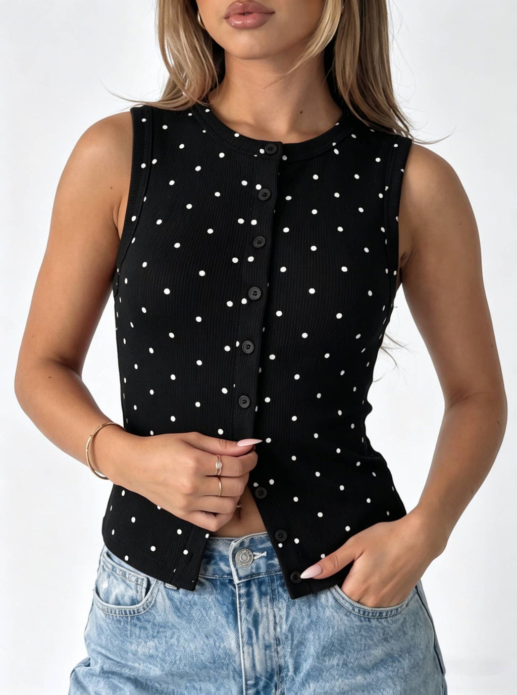 Sweetpea Polka Dot Tank