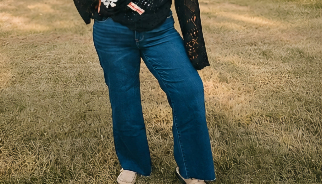 Judy Blue Dixie Wide Leg Jeans