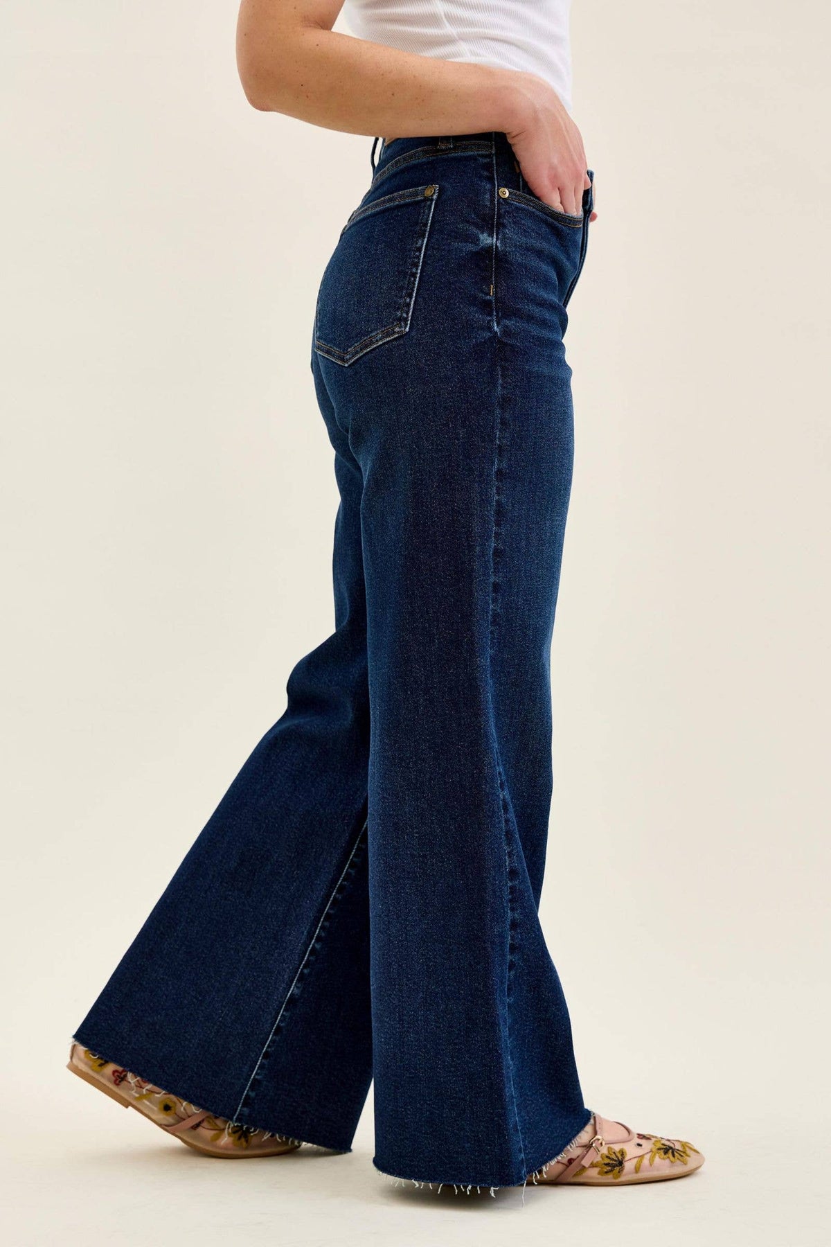 Judy Blue Dixie Wide Leg Jeans