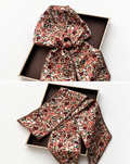 Khaki Floral Twilly Scarf